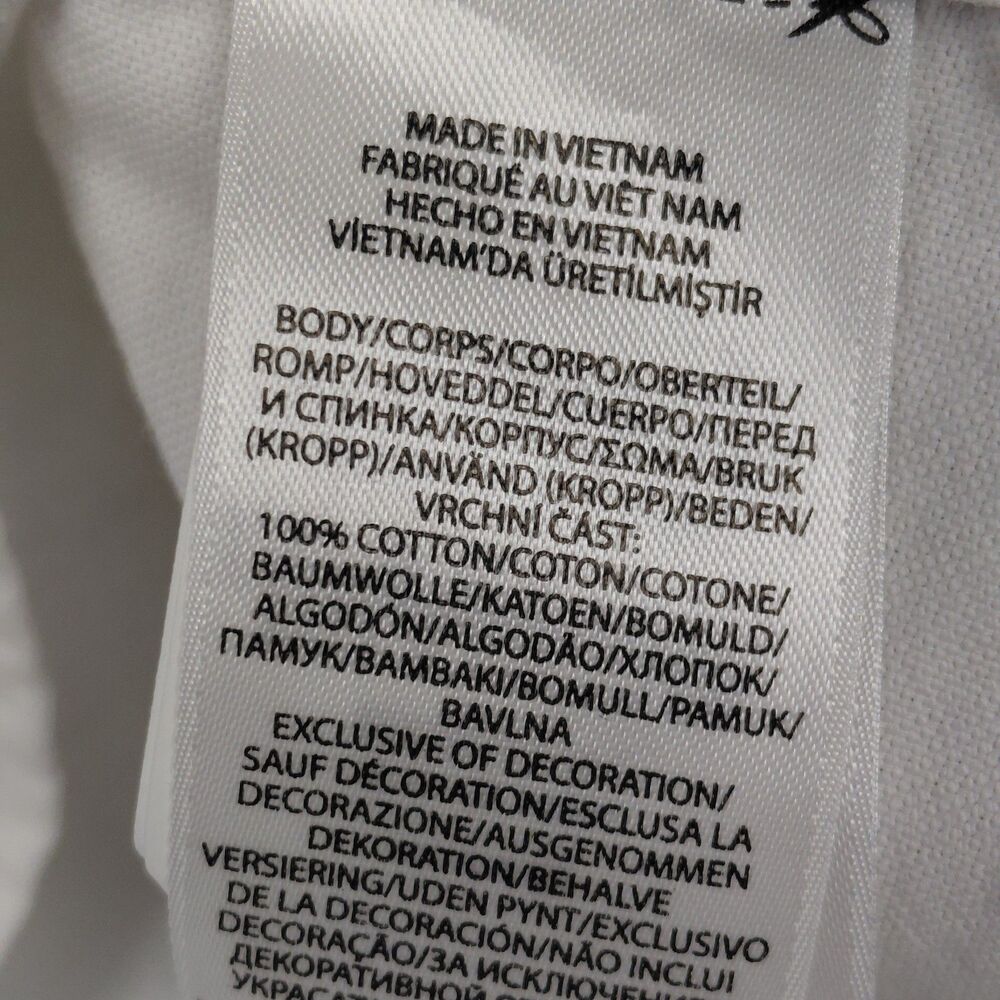 Ralph Lauren Oxford Shirt Mens Large Tall White Button Up Flesh Pony Long Sleeve - Picture 5 of 7